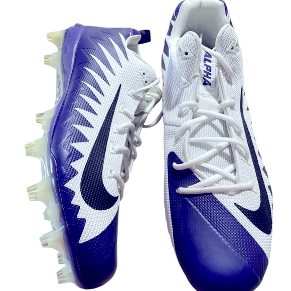 NEW Nike Alpha Menace Elite 922804-106 Purple Men's Football Cleats - Size 16 - Picture 14 of 14